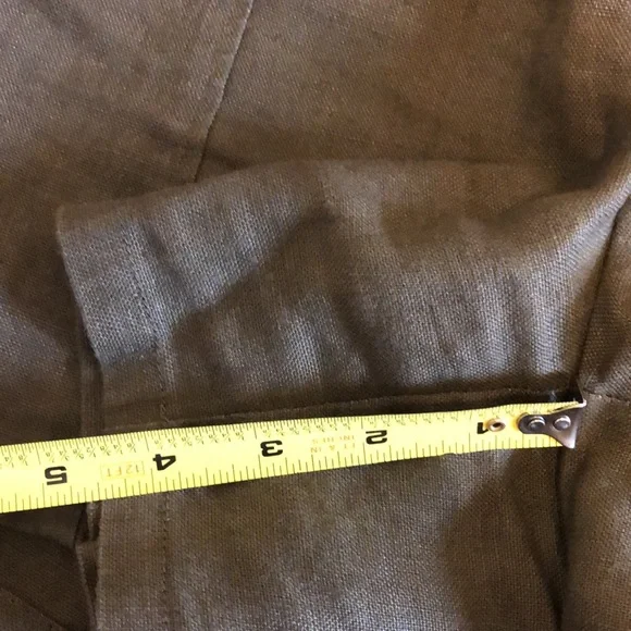 Michael Kors olive green 100% linen utility style shorts Sz 10 😍 - Picture 7 of 10